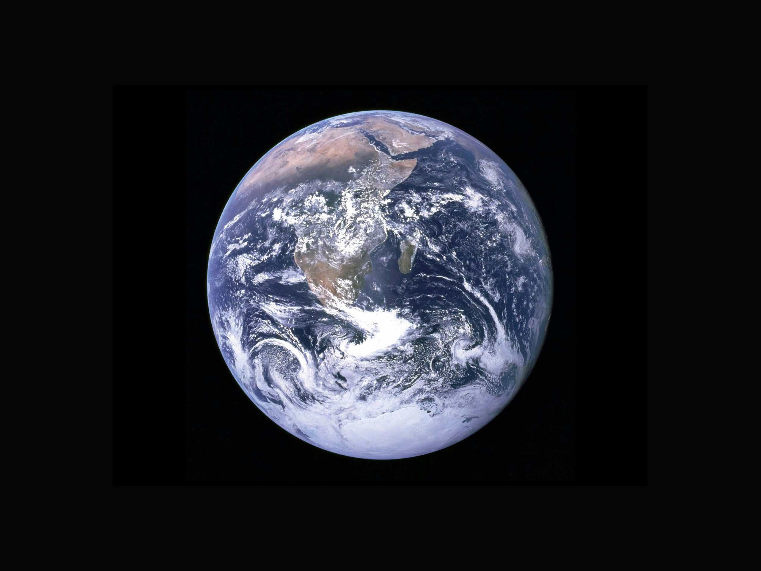 Vast view of planet Earth from space, highlighting global environment and sustainability themes.